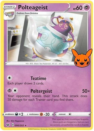 Image of Polteageist 090/202  Trick or Trade BOOster Bundle 2023 - Rare