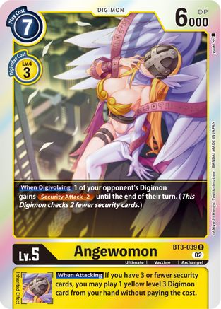 Image of Angewomon (Resurgence Booster Reprint) (BT3-039) - Resurgence Booster Foil