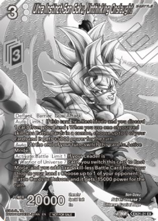 Image of Ultra Instinct Son Goku, Unthinking Onslaught (2023 Offline Regionals Silver Print) (EX21-21) - Promotion Cards Foil