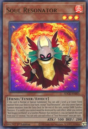 Image of Soul Resonator (SDCK-EN001) - Structure Deck: The Crimson King 1st Edition