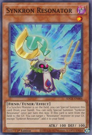 Image of Synkron Resonator (SDCK-EN006) - Structure Deck: The Crimson King 1st Edition