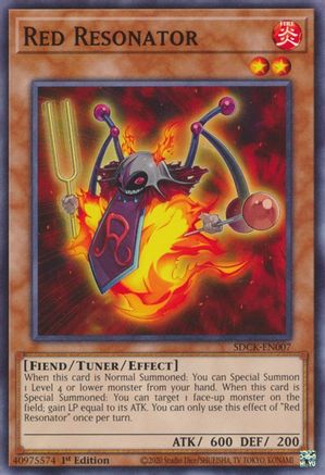 Image of Red Resonator (SDCK-EN007) - Structure Deck: The Crimson King 1st Edition