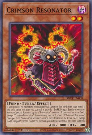 Image of Crimson Resonator (SDCK-EN008) - Structure Deck: The Crimson King 1st Edition