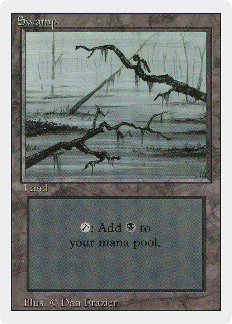 Image of Swamp (C) (3ED-300) - Revised Edition