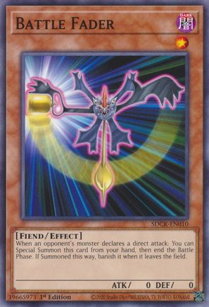 Image of Battle Fader (SDCK-EN010) - Structure Deck: The Crimson King 1st Edition