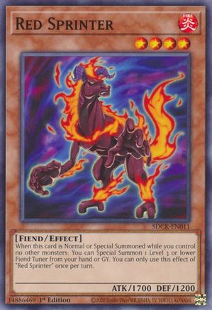 Image of Red Sprinter (SDCK-EN011) - Structure Deck: The Crimson King 1st Edition