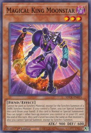 Image of Magical King Moonstar (SDCK-EN015) - Structure Deck: The Crimson King 1st Edition