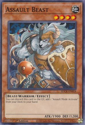 Image of Assault Beast (SDCK-EN018) - Structure Deck: The Crimson King 1st Edition