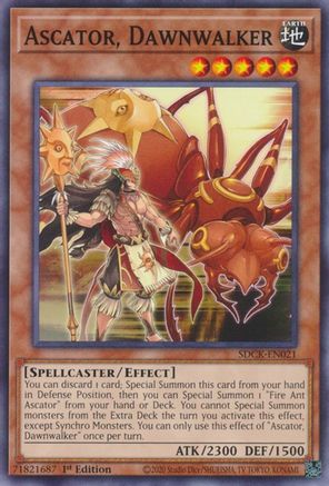 Image of Ascator, Dawnwalker (SDCK-EN021) - Structure Deck: The Crimson King 1st Edition