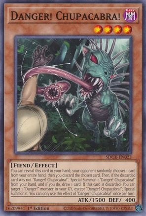 Image of Danger! Chupacabra! (SDCK-EN023) - Structure Deck: The Crimson King 1st Edition