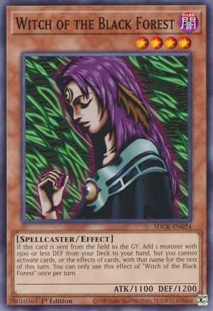 Image of Witch of the Black Forest (SDCK-EN024) - Structure Deck: The Crimson King 1st Edition