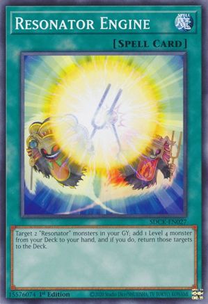 Image of Resonator Engine (SDCK-EN027) - Structure Deck: The Crimson King 1st Edition