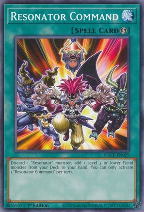 Image of Resonator Command (SDCK-EN029) - Structure Deck: The Crimson King 1st Edition
