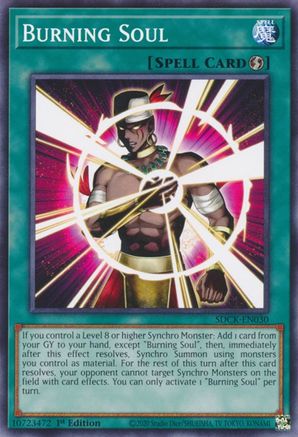 Image of Burning Soul (SDCK-EN030) - Structure Deck: The Crimson King 1st Edition