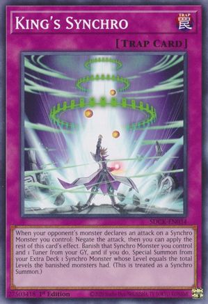 Image of King's Synchro (SDCK-EN034) - Structure Deck: The Crimson King 1st Edition