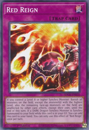 Image of Red Reign (SDCK-EN035) - Structure Deck: The Crimson King 1st Edition