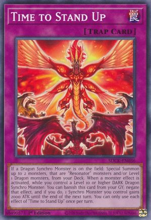 Image of Time to Stand Up (SDCK-EN036) - Structure Deck: The Crimson King 1st Edition