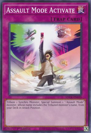 Image of Assault Mode Activate (SDCK-EN039) - Structure Deck: The Crimson King 1st Edition