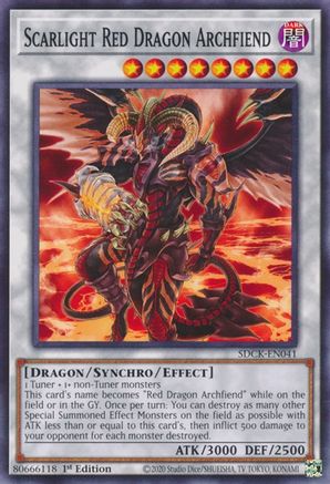 Image of Scarlight Red Dragon Archfiend (SDCK-EN041) - Structure Deck: The Crimson King 1st Edition