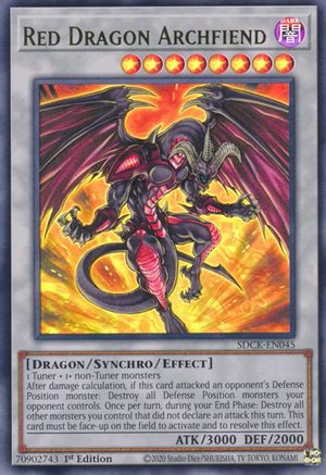 Image of Red Dragon Archfiend (SDCK-EN045) - Structure Deck: The Crimson King 1st Edition