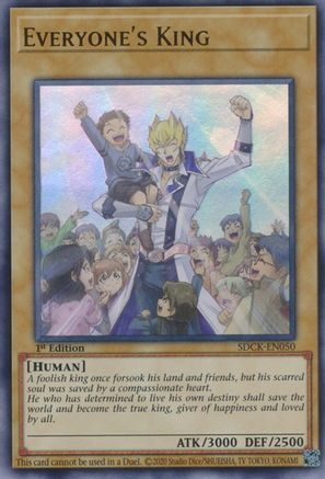 Image of Everyone's King (SDCK-EN050) - Structure Deck: The Crimson King 1st Edition