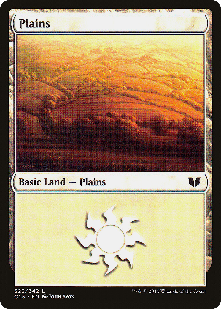 Image of Plains (323) (C15-323) - Commander 2015