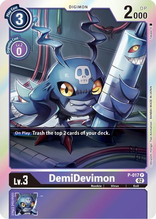 Image of DemiDevimon - P-017 (Resurgence Booster Reprint) (P-017) - Resurgence Booster Foil