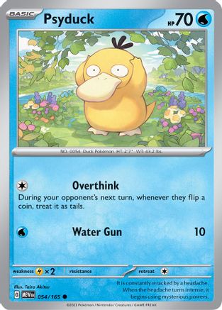 Image of Psyduck 054/165  SV Scarlet & Violet 151 - Common