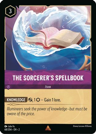 Image of The Sorcerer's Spellbook (68/204) - Rise of the Floodborn Cold Foil