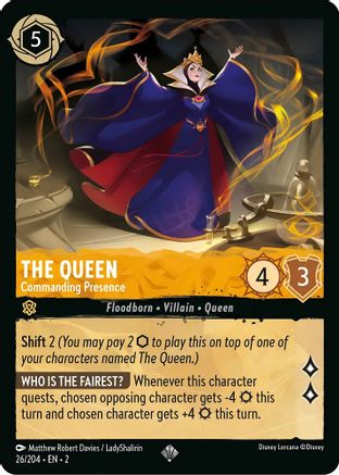 Image of The Queen - Commanding Presence (26/204) - Rise of the Floodborn