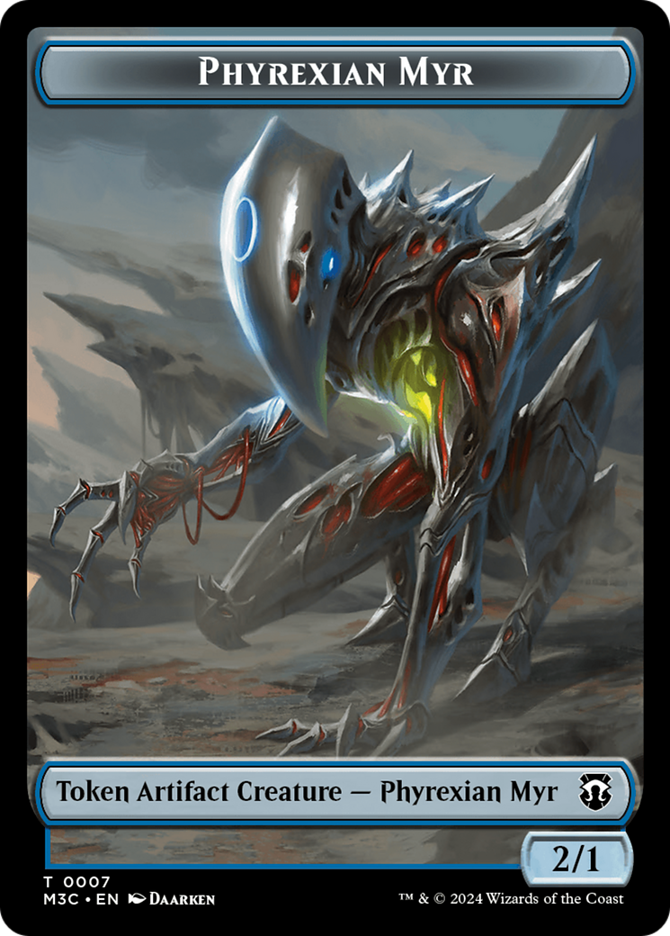 Image of Phyrexian Myr (TM3C-007) - Modern Horizons 3 Commander Tokens