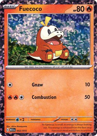 Image of Fuecoco 002/015  - Holofoil McDonalds Promos 2023 - Promo