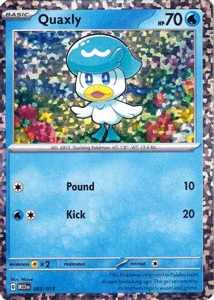 Image of Quaxly 003/015  - Holofoil McDonalds Promos 2023 - Promo