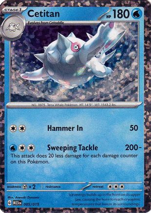 Image of Cetitan 005/015  - Holofoil McDonalds Promos 2023 - Promo