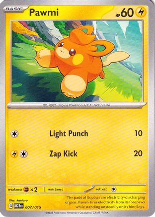 Image of Pawmi 007/015  McDonalds Promos 2023 - Promo