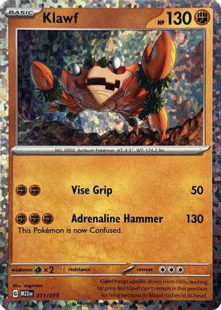 Image of Klawf 011/015  - Holofoil McDonalds Promos 2023 - Promo
