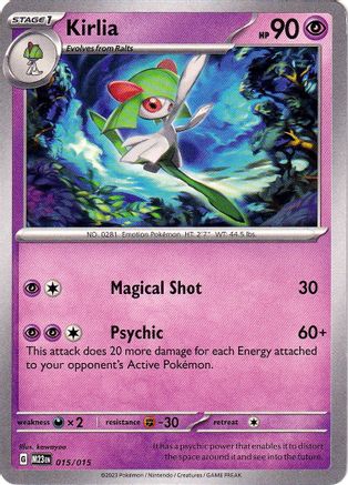Image of Kirlia 015/015  McDonalds Promos 2023 - Promo