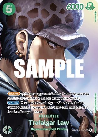 Image of Trafalgar Law (SP) (OP01-047) - Kingdoms of Intrigue Foil