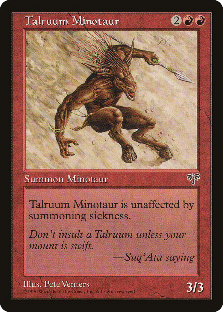Image of Talruum Minotaur (MIR-) - Mirage