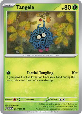 Image of Tangela 114/165  SV Scarlet & Violet 151 - Common