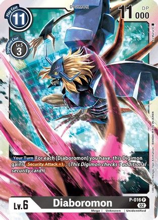 Image of Diaboromon - P-016 (Resurgence Booster Reprint) (P-016) - Resurgence Booster Foil