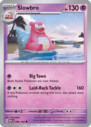 Image of Slowbro 080/165  SV Scarlet & Violet 151 - Uncommon