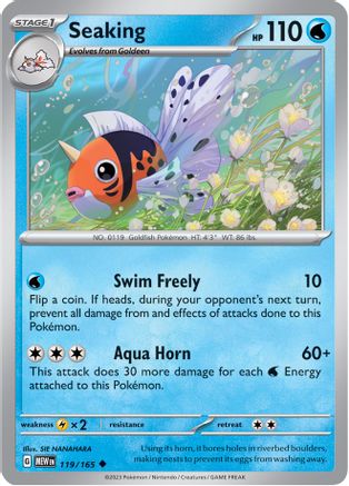 Image of Seaking 119/165  SV Scarlet & Violet 151 - Uncommon