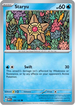 Image of Staryu 120/165  - Reverse Holofoil SV Scarlet & Violet 151 - Common