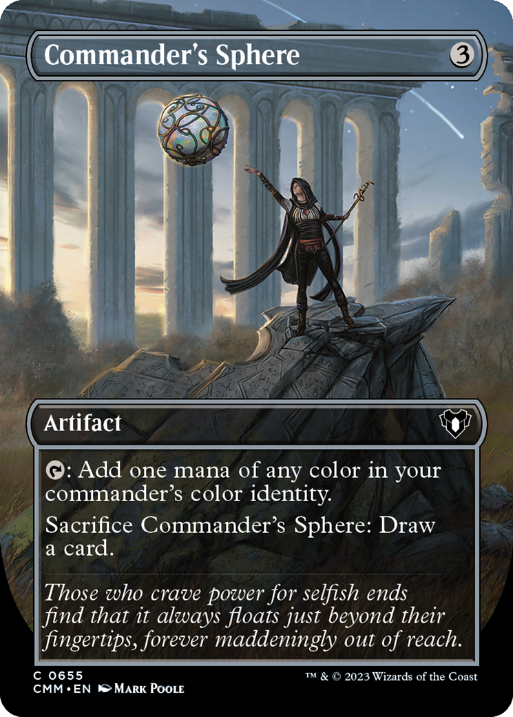 Image of Commander's Sphere (Borderless) (CMM-655) - Commander Masters (Borderless)