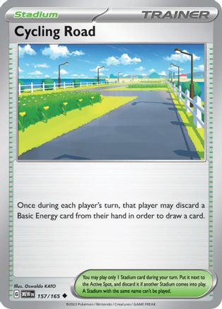 Image of Cycling Road 157/165  - Reverse Holofoil SV Scarlet & Violet 151 - Uncommon