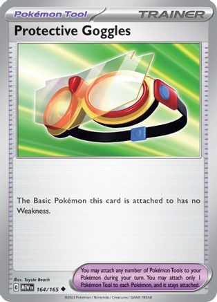 Image of Protective Goggles 164/165  - Reverse Holofoil SV Scarlet & Violet 151 - Uncommon