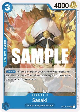 Image of Sasaki (OP04-048) - Kingdoms of Intrigue