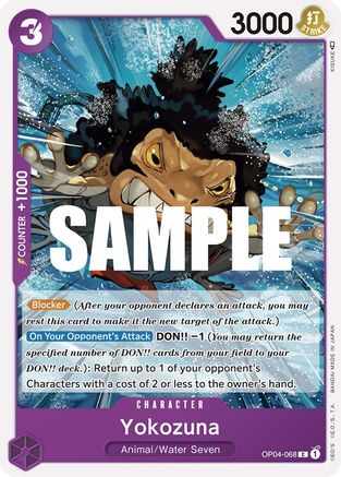 Image of Yokozuna (OP04-068) - Kingdoms of Intrigue
