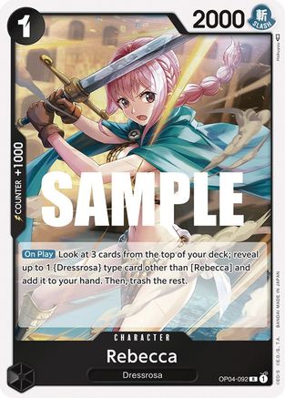 Image of Rebecca (092) (OP04-092) - Kingdoms of Intrigue Foil